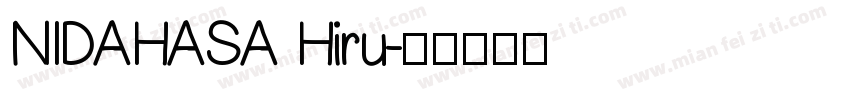 NIDAHASA Hiru字体转换